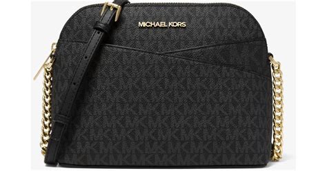 michael kors dome|Jet Set Travel Medium Logo Dome Crossbody Bag.